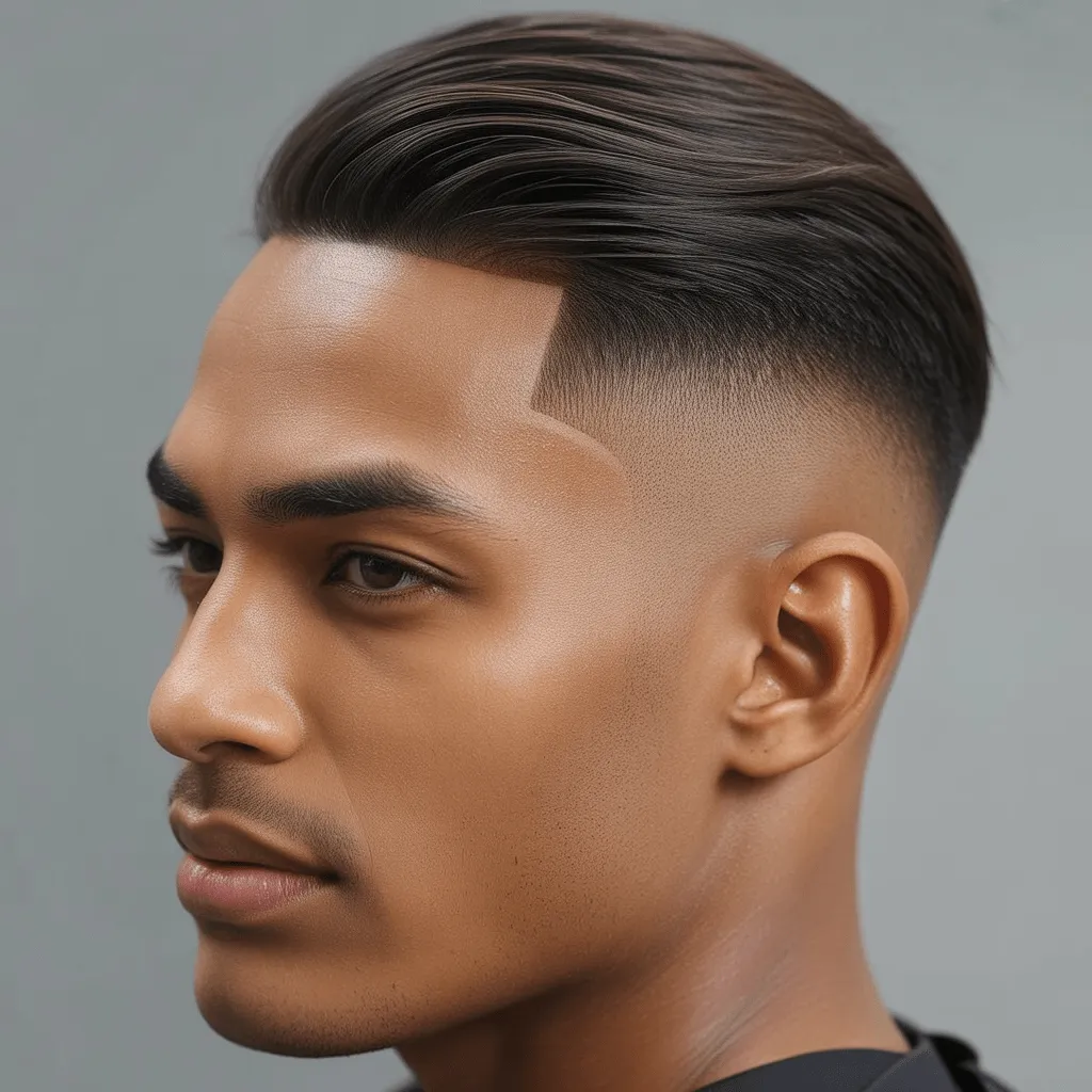 corte de cabello low fade lacio hombre