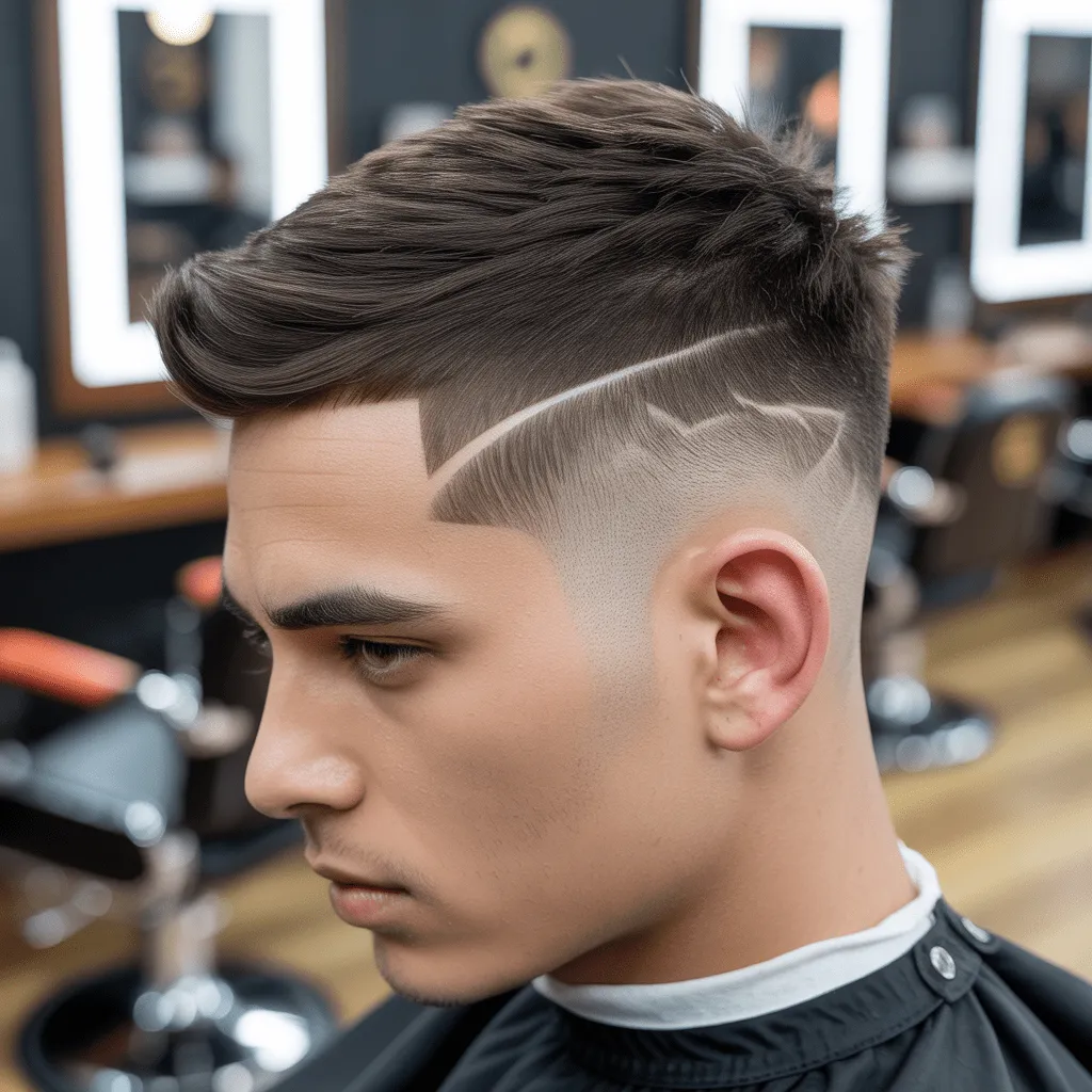 corte de cabello ninja low taper fade moderno