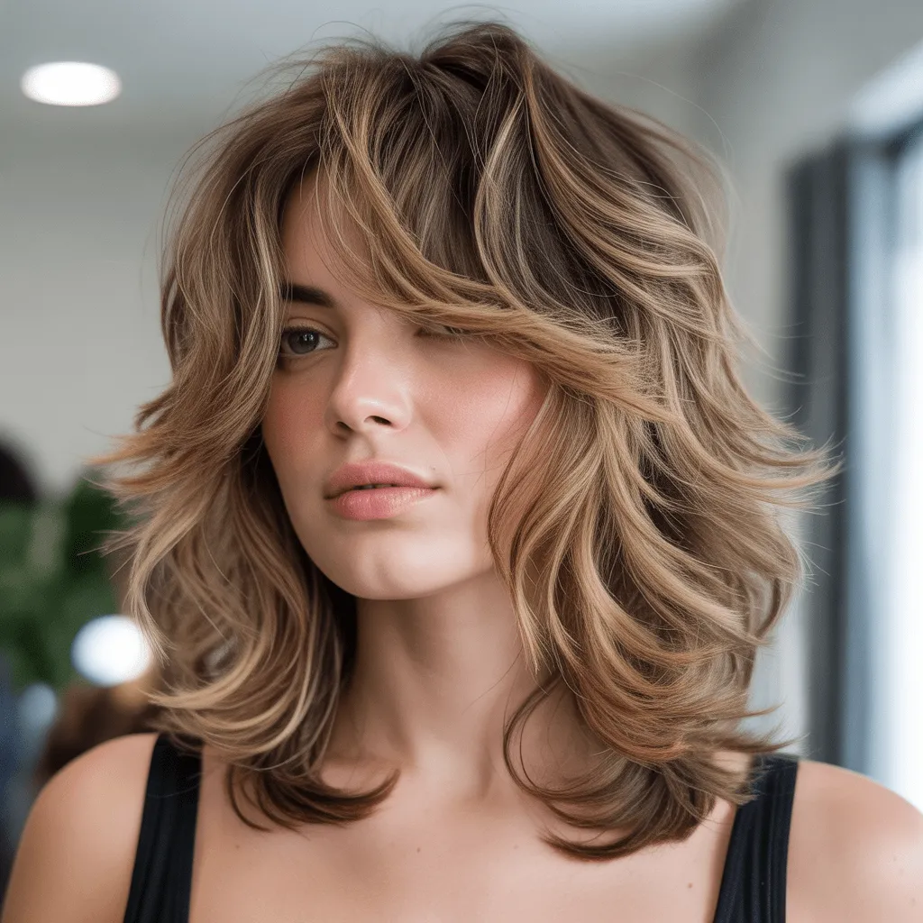 Butterfly Haircut for Long Hair 2026:Best Flattering Look 26 corte mariposa puntas chic