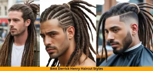 Men’s dreadlocks hairstyle with clean low fade haircut