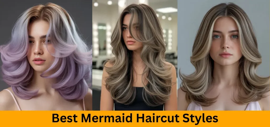 Best Mermaid Haircut Styles: The Ultimate Guide (with Images) 1 Mermaid haircut for straight hair with soft layers and glossy texture.