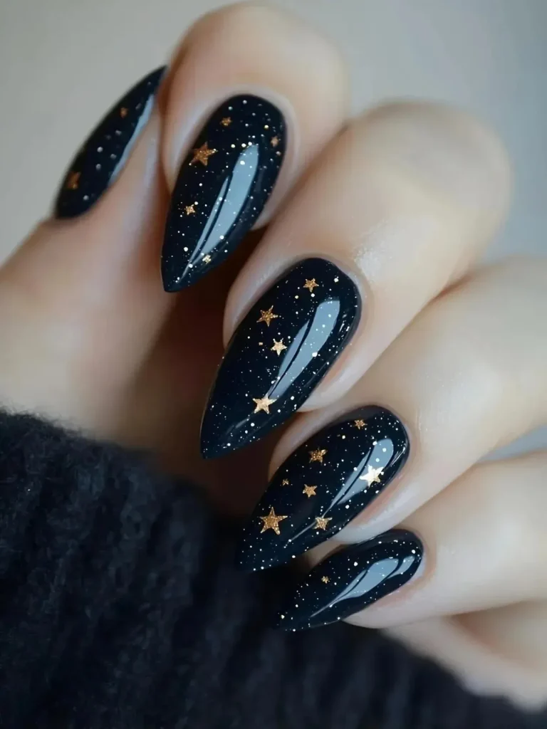 Black Nail Designs: The Ultimate Guide to Creating Bold, Elegant & Timeless Manicures That Suit Every Style 10 Black Marble and Stone Effects