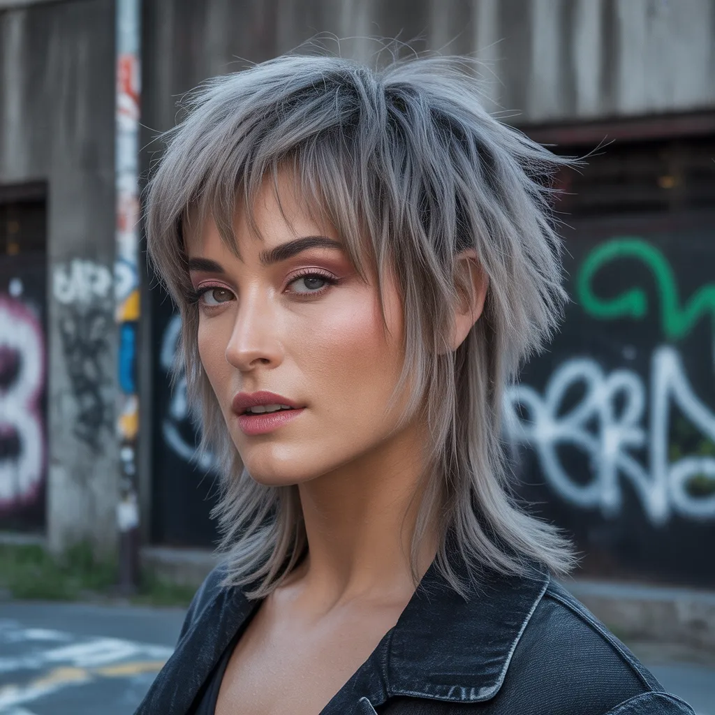 Jellyfish Haircut Styles: Best Looks & Ideas 6 Edgy mullet jellyfish haircut for men with textured layers and short structured top