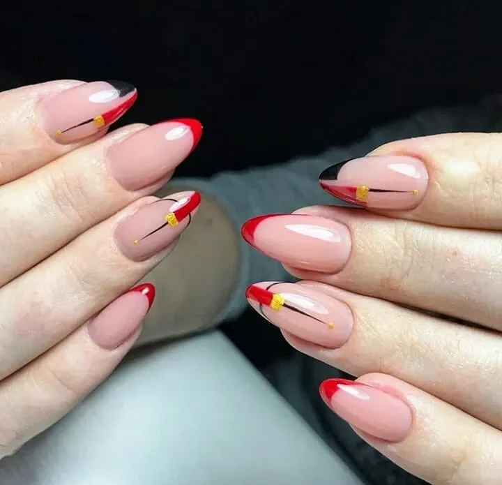 40 Stunning Red Nail Designs: 2026 Trends & Classic Styles 4 French red tip innovation