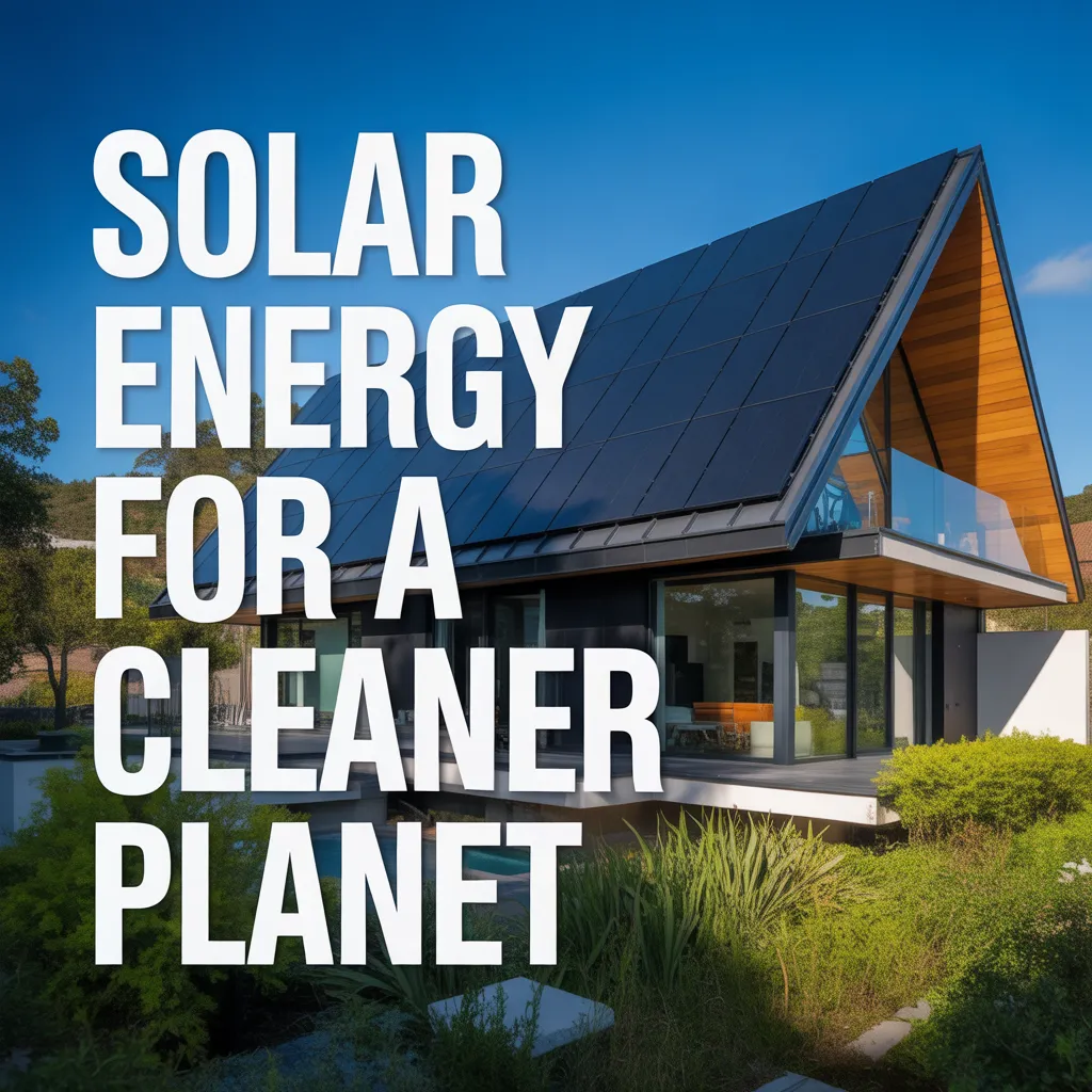 How to Fix Climate Change: Real Solutions for a Safer Future 3 House with rooftop solar panels generating renewable electricity.